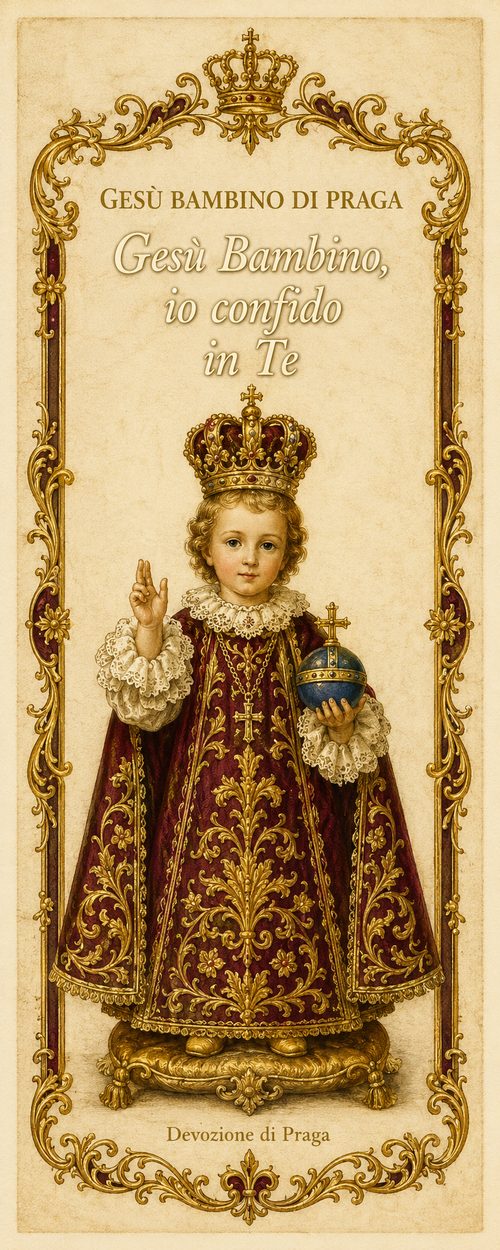 Segnalibro cattolico illustrato