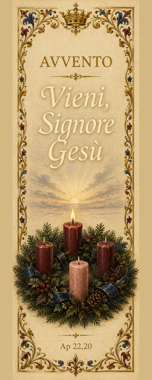 Segnalibro cattolico illustrato