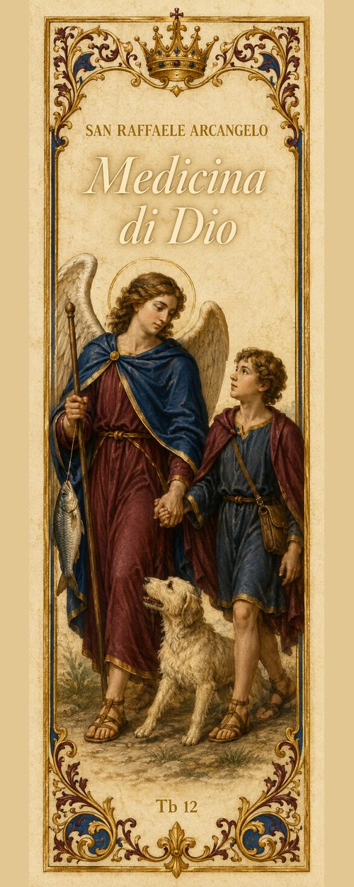 Segnalibro cattolico illustrato