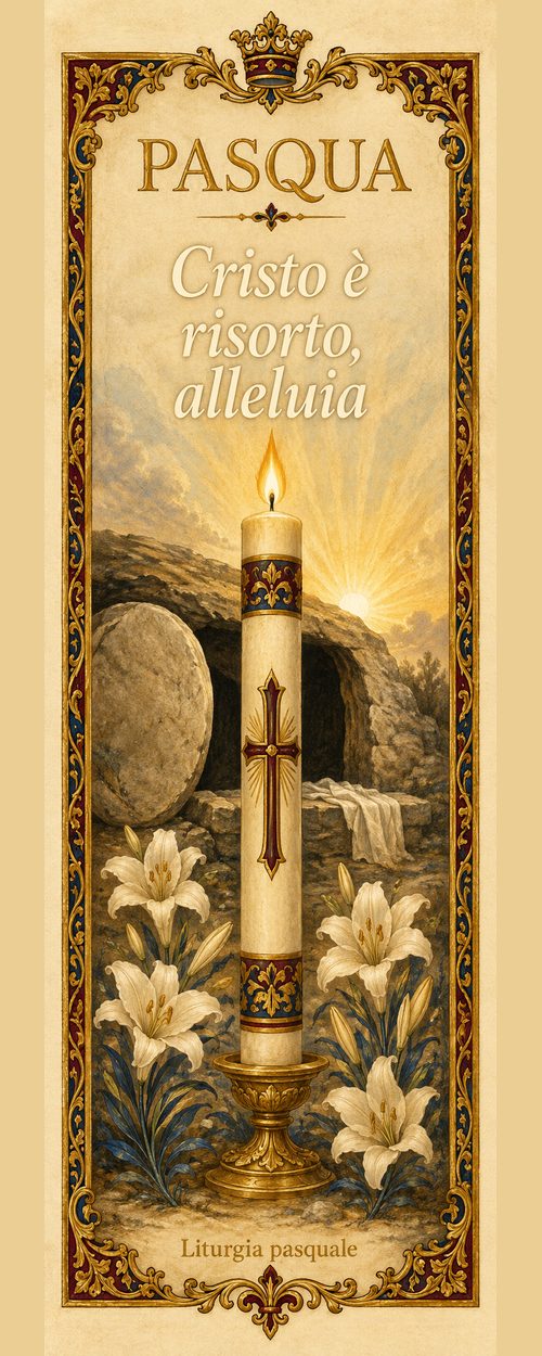 Segnalibro cattolico illustrato