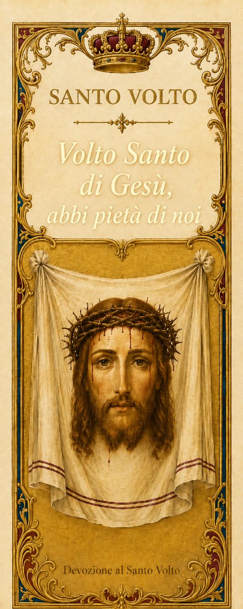 Segnalibro cattolico illustrato