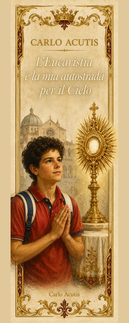 Segnalibro cattolico illustrato