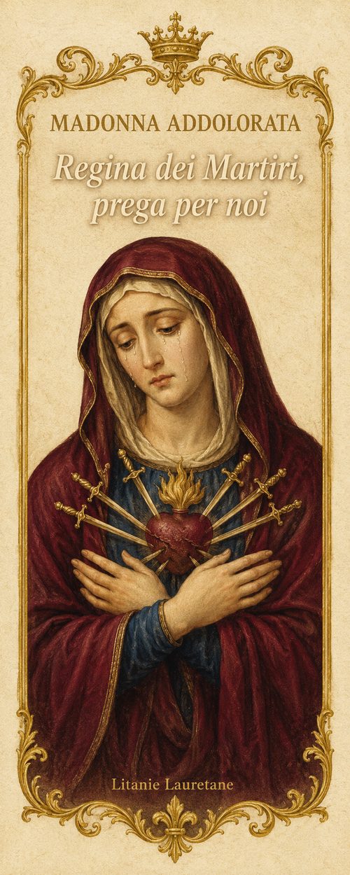 Segnalibro cattolico illustrato